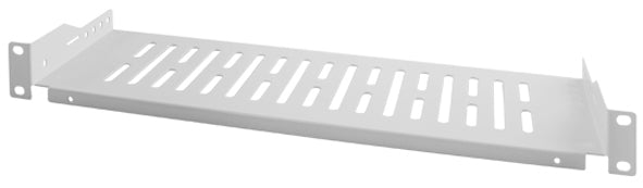 LogiLink 19 legbord, 1 HE, vaste montage, (D)350 mm, zwart