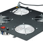 DIGITUS dakventilatoreenheid, 2 ventilatoren, zwart (RAL 9005)