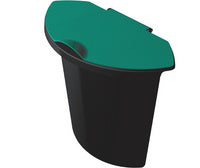 helit prullenmand de duit, 45 liter, PE, rood