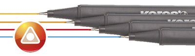 Kores Fineliner K-Liner, lijndikte: 0,4 mm, blauw