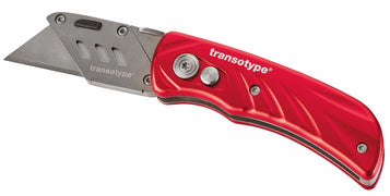 transotypekniptang PRO, aluminium behuizing, rood