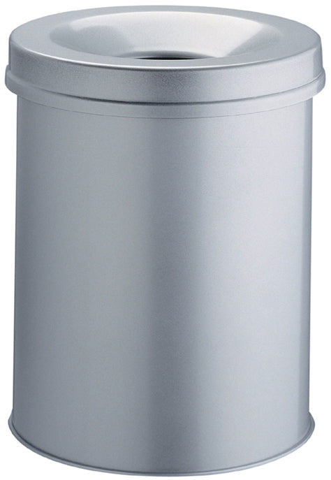 DURABLE SAFE papierbak, rond, 30 liter, grijs