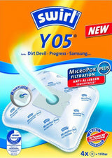 wervelzuigerzak Y 05, met MicroporPlus filter