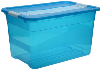 keeeper opbergdoos cornelia, 52 liter, transparant