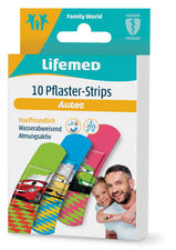 Lifemed Kinder Pleisterstrips Auto's, 10st.