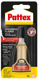 Pattex superlijm Matic vloeibaar, flesje van 3 g