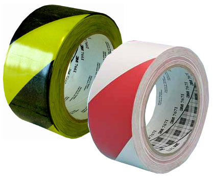3M zacht PVC plakband 767i, rood/wit