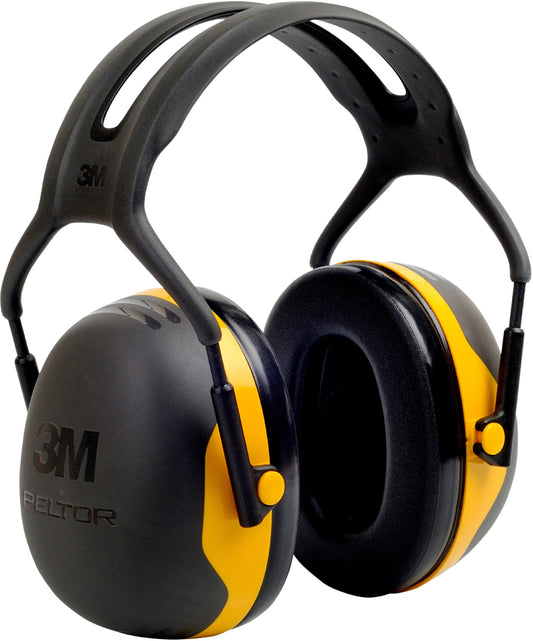 3M Peltor Comfort Gehoorbescherming met kap X2A, zwart/geel