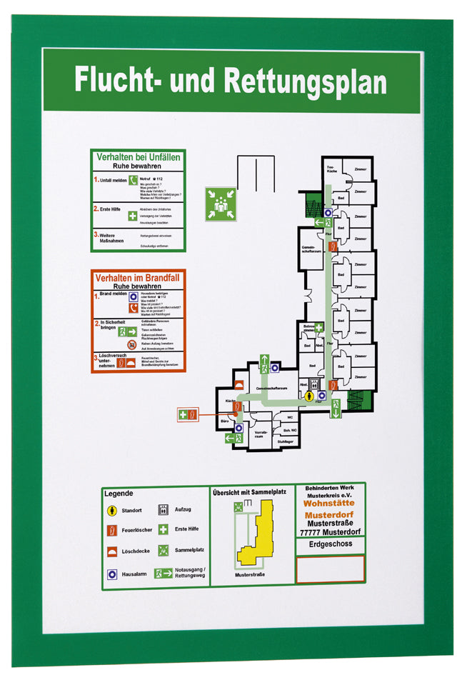 DUURZAAM Magneetkader DURAFRAME, DIN A4, rood