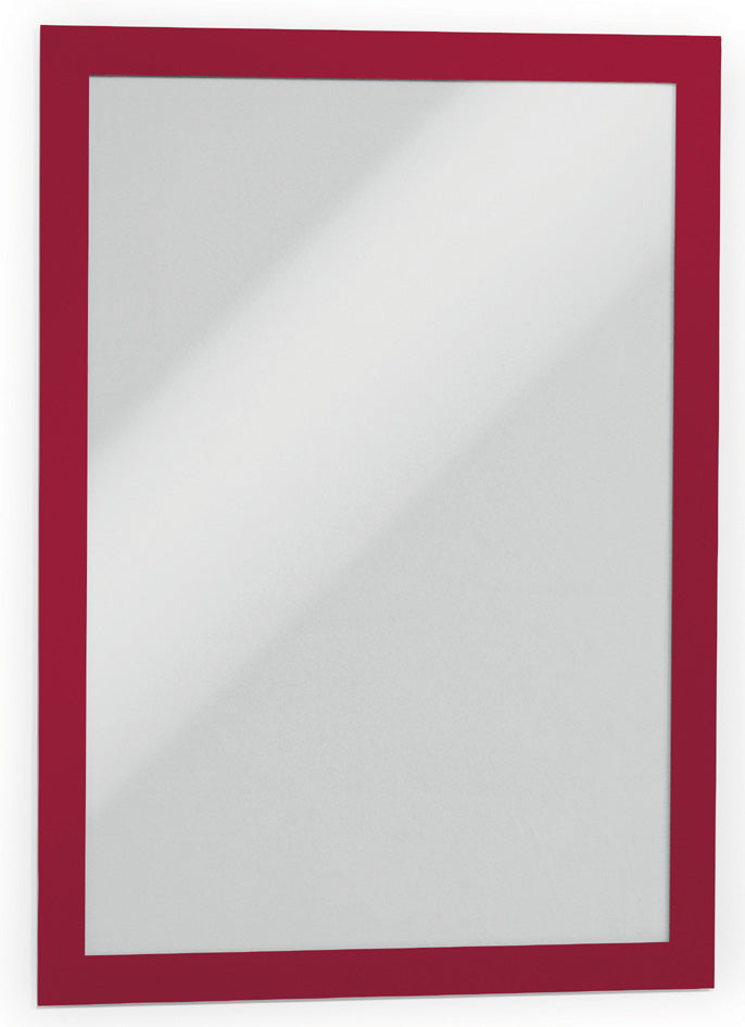 DURAFRAME magnetische lijst, DIN A4, rood, grootverpakking