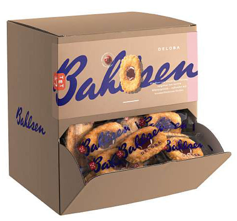 Bahlsen gebak Deloba, display