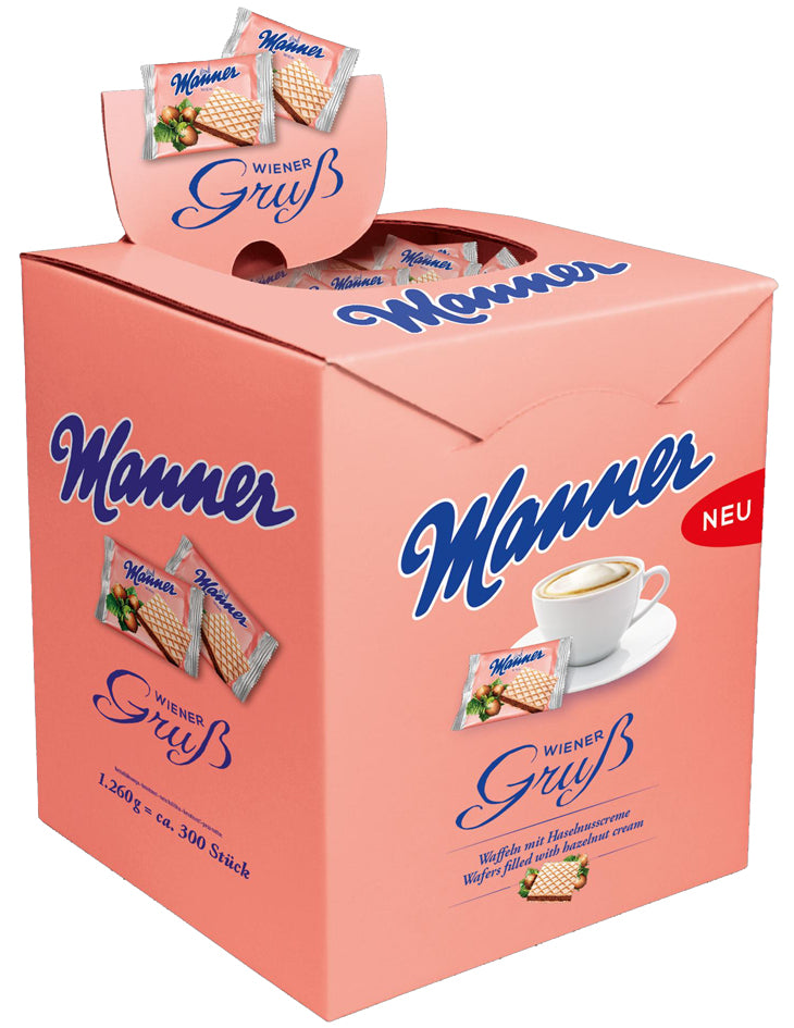 Manner wafelkoekjes Wiener Gruß, in een doosje