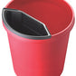 helit prullenmand de duit, 45 liter, PE, rood