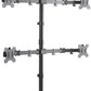 LogiLink TFT/LCD monitorarm met voet, 4-voudig, zwart