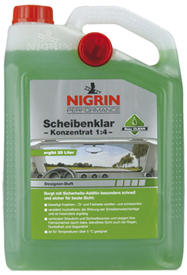 NIGRIN Ruitenreiniger Concentraat 1:4 Designer Geur, 5 liter