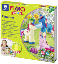 FIMO kids Modelleer-Set Vorm & Speel Eenhoorn, Niveau 2