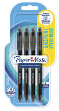 Papier:Mate Comfortmate Ultra intrekbare biros, 4st.