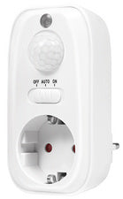 LogiLink adapterstekker met bewegingssensor, wit