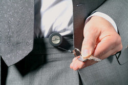 DUURZAME badgehouder met sleutelhanger, antraciet