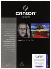 CANSON INFINITY Fotopapier Platine Fiber Rag, 310 g/m², A4