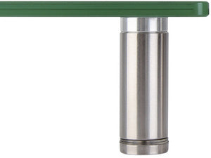 LogiLink monitorstandaard, extra breed, staal/glas, zilver