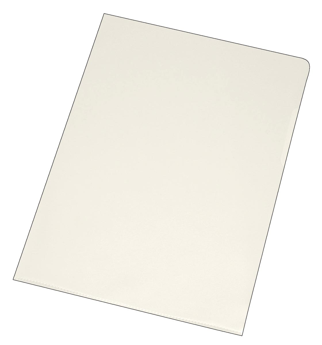 Q-Connect L-map, gekorreld, 120 micron, pak van 100 stuks