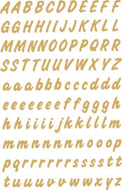 HERMA lettersticker A-Z, folie weerbestendig, goud