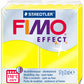 FIMO EFFECT boetseerklei, ovenhardend, neon geel, 57 g