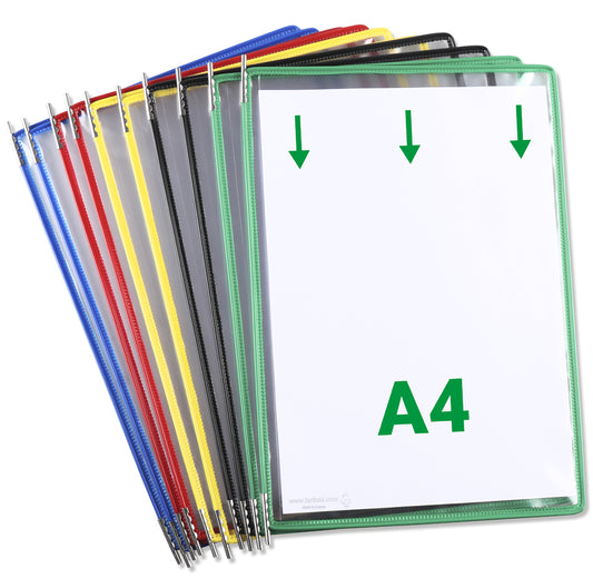 tarifold scharnierend bord, DIN A4, groen