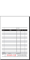 sigel formulierenboek afgiftebewijs, A6 liggend, 50 vel