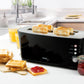 Domo Broodrooster B-Smart, voor 4 sneden brood, zwart