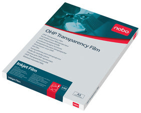 nobo Inkjet-Folie, DIN A4, helder, PP, 120 my