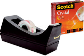 3M Scotch tafeldispenser C38, incl. transparante kleeffilm, zwart