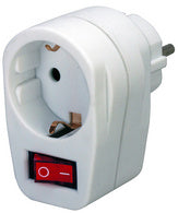 brennenstuhl energiebesparende contactdoos, randaarde, wit