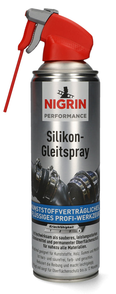 NIGRIN Performance Silicone Lubricant Spray Hybrid, 500 ml