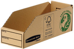 Fellowes BANKERS BOX EARTH kleine onderdelendoos, bruin, (B)98 mm
