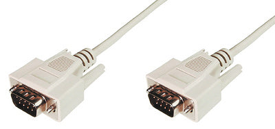 DIGITUS 9-polige Sub-D kabel, mannelijk - mannelijk, 2,0 m