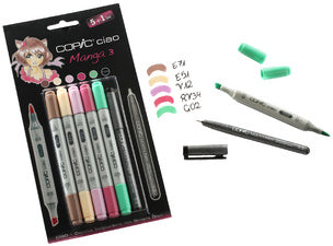 COPIC Marker ciao, 5 1 Set Manga 3