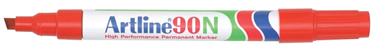 Permanent marker Artline 90 rood
