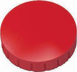 Maul magneet MAULsolid,  diameter 32 x 8,5 mm, rood, doos met 10 stuks