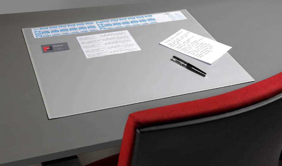 DUURZAAM Bureaulegger met jaarkalender, grijs