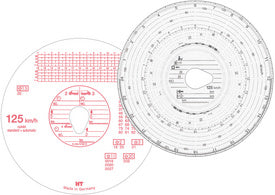 RNK Verlag Diagramschijf HAUG, 125 km/u, stationwagen