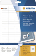 HERMA universele etiketten SPECIAAL, 38,1 x 21,2 mm, wit