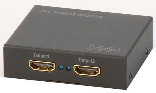 DIGITUS 4K HDMI-splitter, 2-voudig, zwart