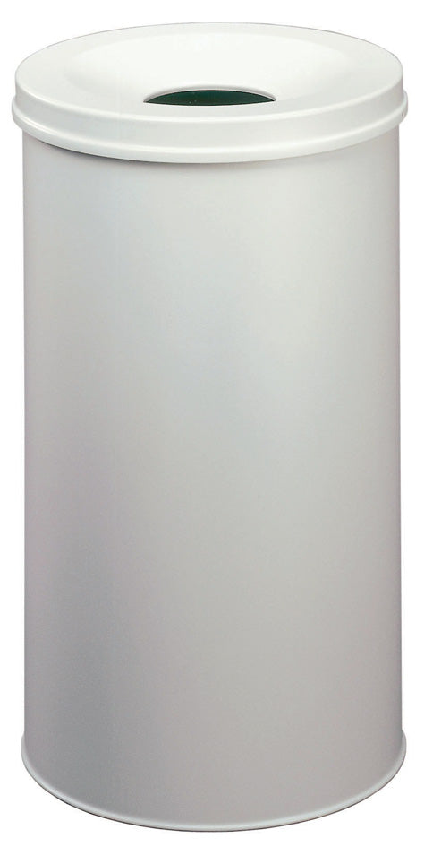 DURABLE SAFE papierbak, rond, 60 liter, grijs