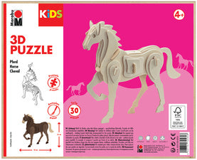 Marabu KiDS 3D puzzel Paard, 30 stukjes