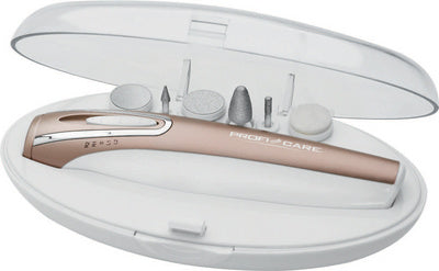 PROFI CARE manicure/pedicureset PC-MPS 3016, wit/bruin