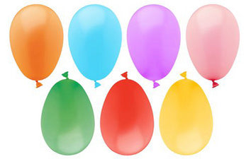 PAPSTAR waterballonnen, verschillende kleuren, 100 stuks