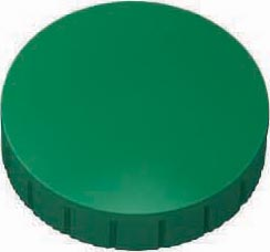 Maul magneet MAULsolid,  diameter 32 x 8,5 mm, groen, doos met 10 stuks
