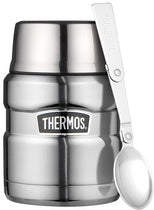 THERMOS STAINLESS KING voedselcontainer, 0,47 liter, zilver